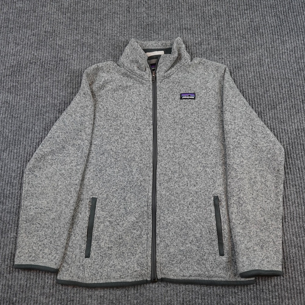 Patagonia Better Sweater Jacket Womens Large Gray Full Zip Fleece STY65731